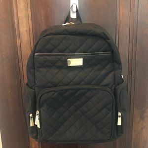 Vince Camuto Black Quilted Backpack